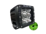 Black Oak Pro Series 3.0 2" 850nm Infrared Pod Light - Flood Optics - Black Housing