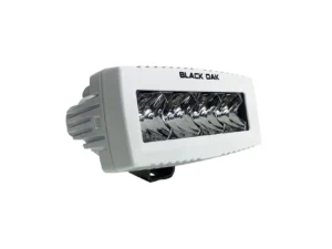 Black Oak 4" Marine Spreader Light - Flood Optics - White Housing - Pro Series 3.0
