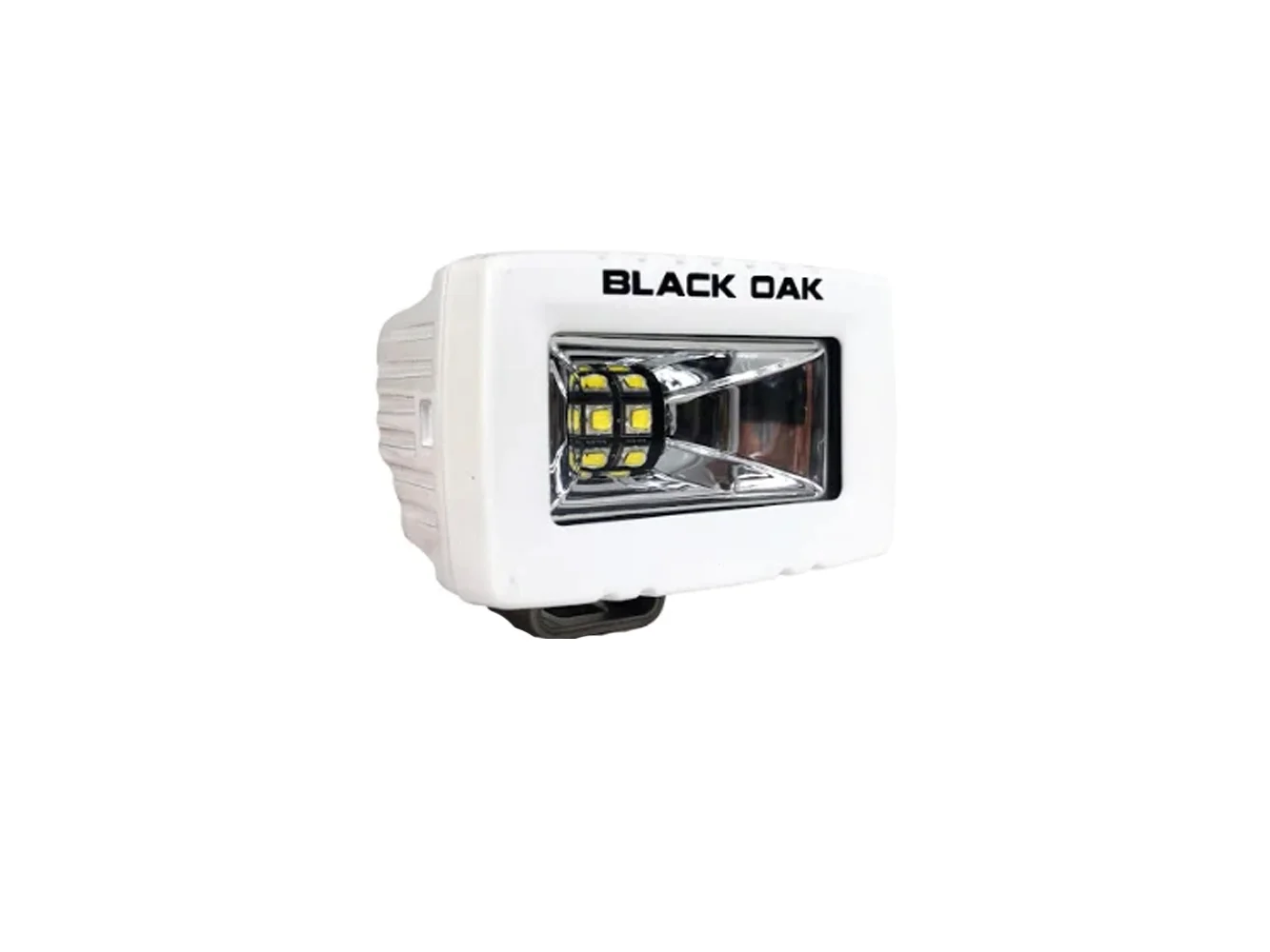 Black Oak 2" Marine Spreader Light - Scene Optics - White Housing - Pro Series 3.0