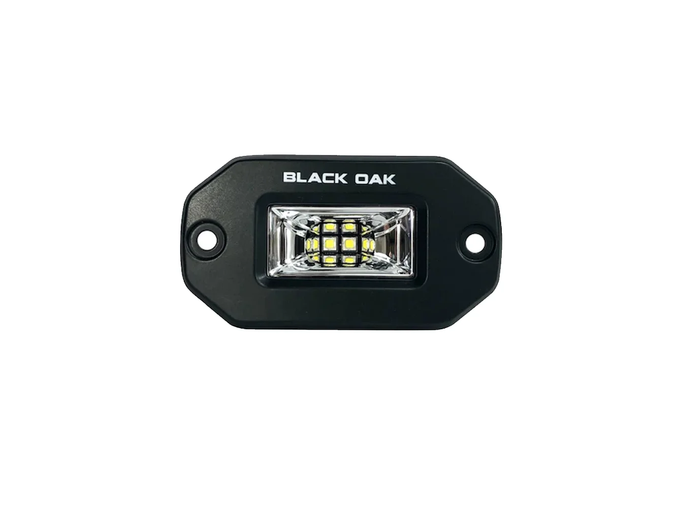 Black Oak 2" Marine Flush Mount Spreader Light - Black Housing - Pro Series 3.0