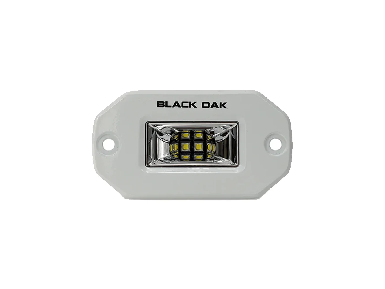 Black Oak 2" Marine Flush Mount Spreader Light - White Housing - Pro Series 3.0