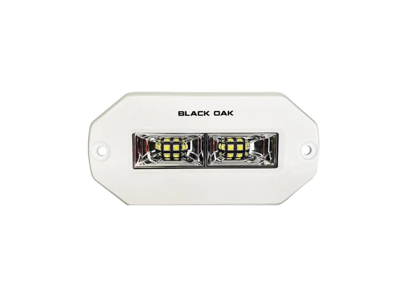 Black Oak 4" Marine Flush Mount Spreader Light - White Housing - Pro Series 3.0