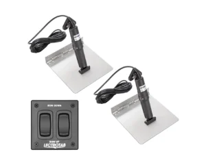Lectrotab XKA Stainless Steel Trim Tab Kit w/Rocker Switch - 12 x 24