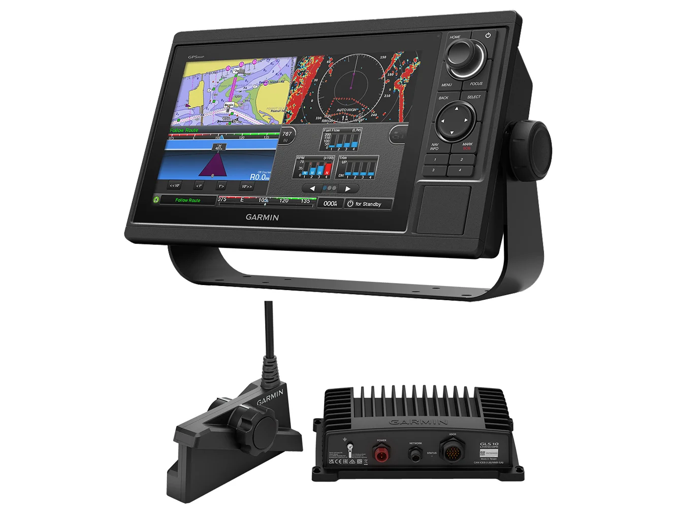 Garmin GPSMAP® 1022 LiveScope Plus Bundle w/LVS34 Transducer