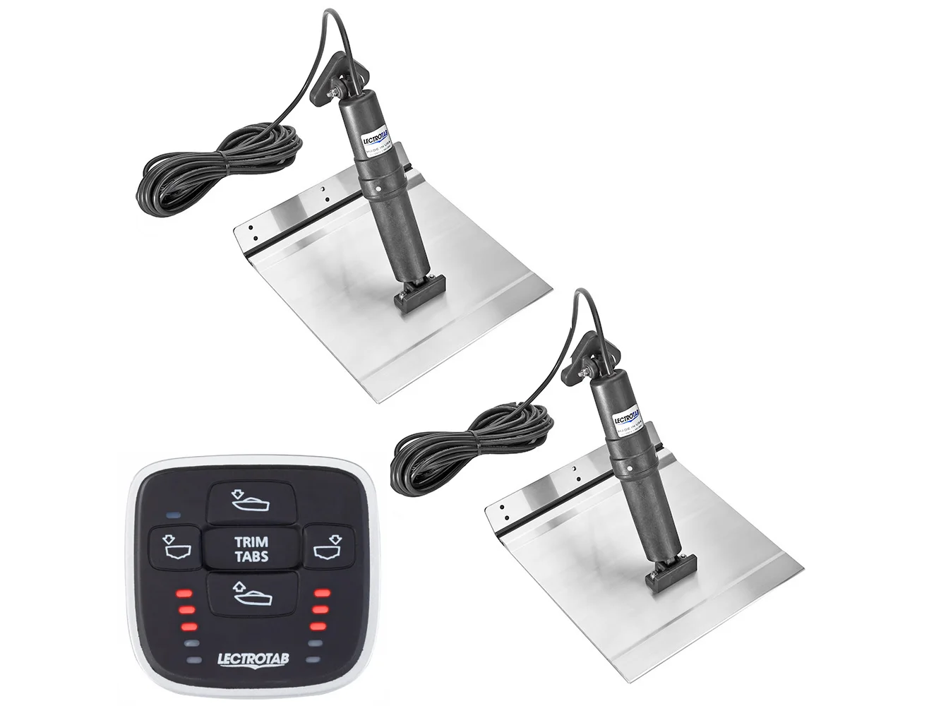 Lectrotab XKA Aluminum Alloy Trim Tab Kit w/MLC-1 Control - 9 x 18