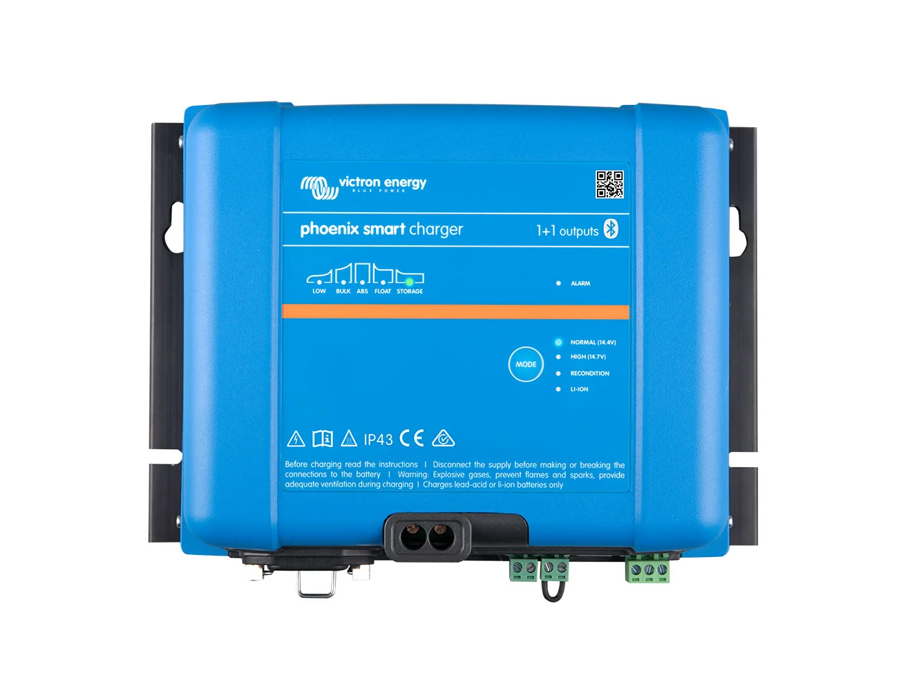 Victron Phoenix Smart IP43 Charger 24/25 (1+1) 120-240VAC Requires 5-15P Mains Cord