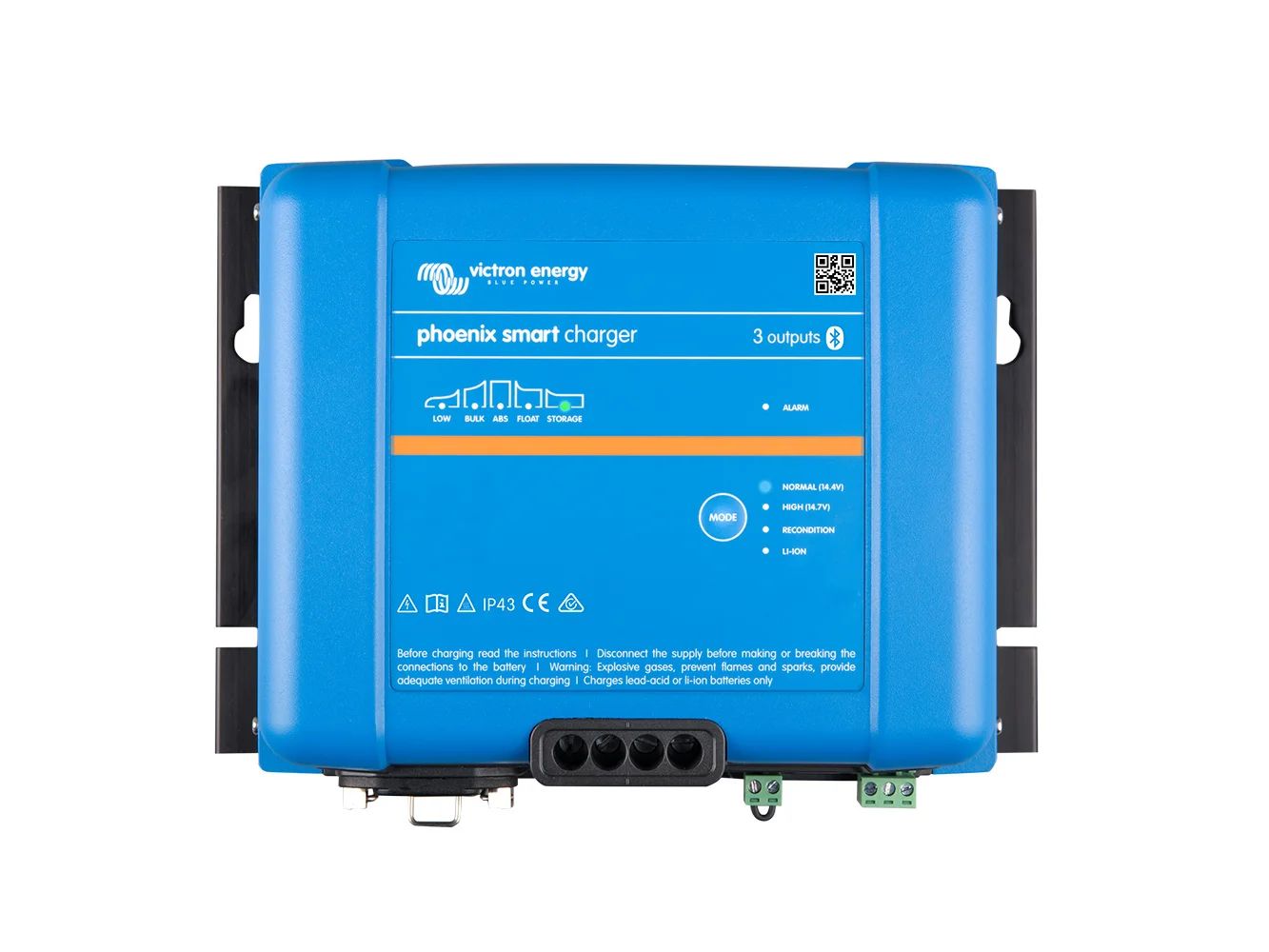 Victron Phoenix Smart IP43 Charger 24/25 (3) 120-240VAC Requires 5-15P Mains Cord