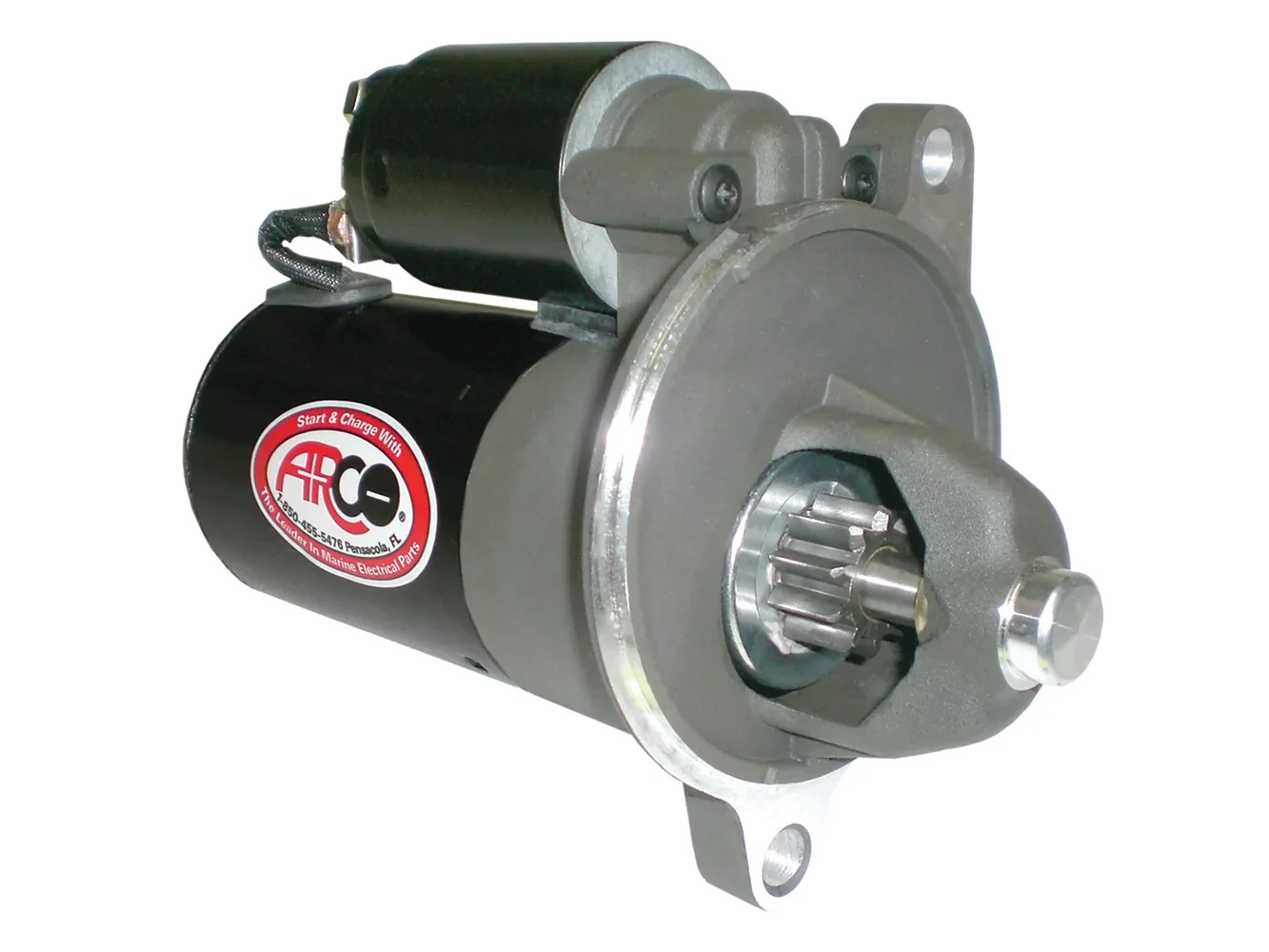 ARCO Marine High-Performance Inboard Starter w/Gear Reduction & Permanent Magnet - Counter Clockwise Rotation (302/351 Fords)