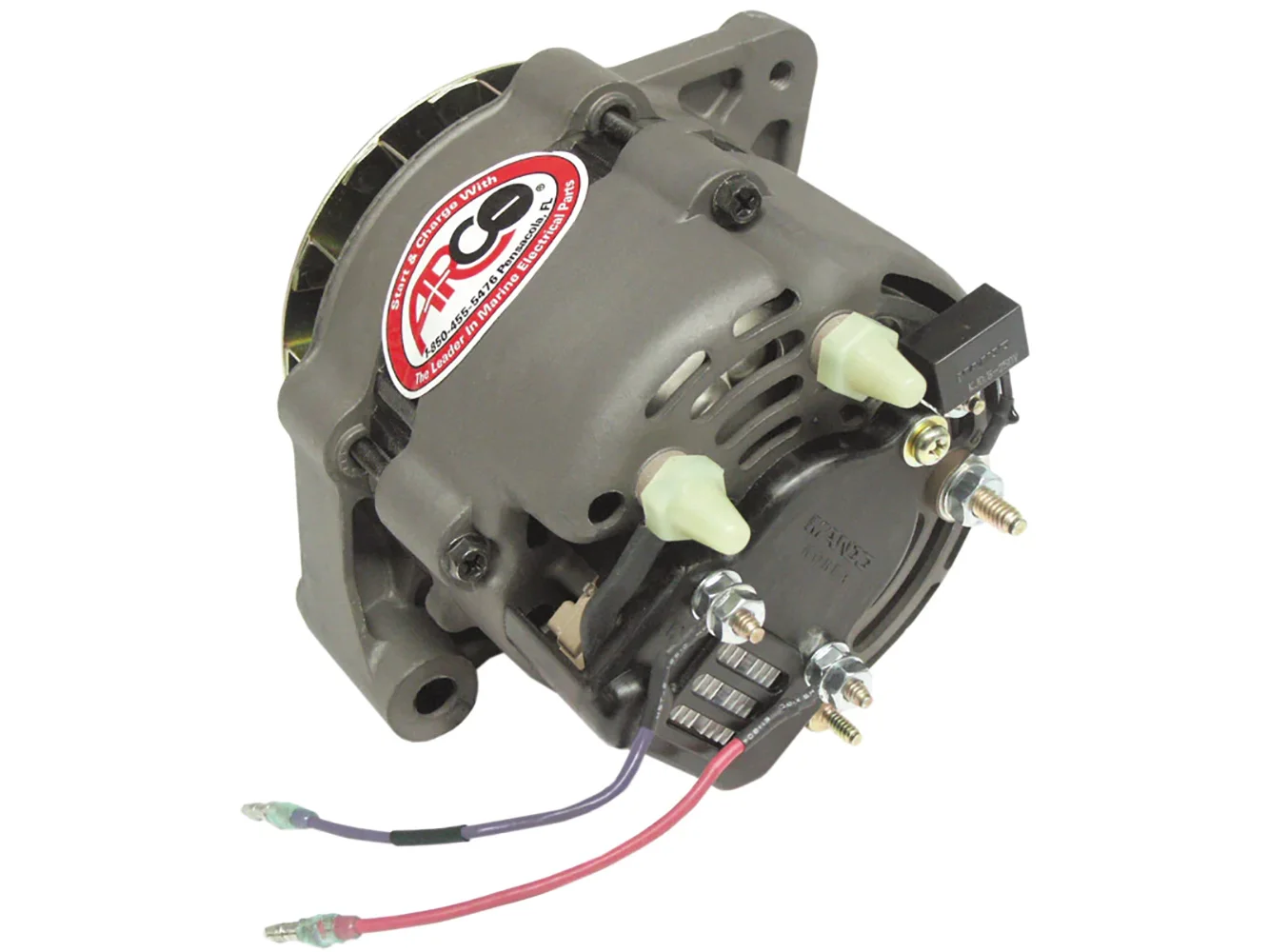 ARCO Marine Premium Replacement Alternator w/Multi-Groove Pulley - 12V 55A