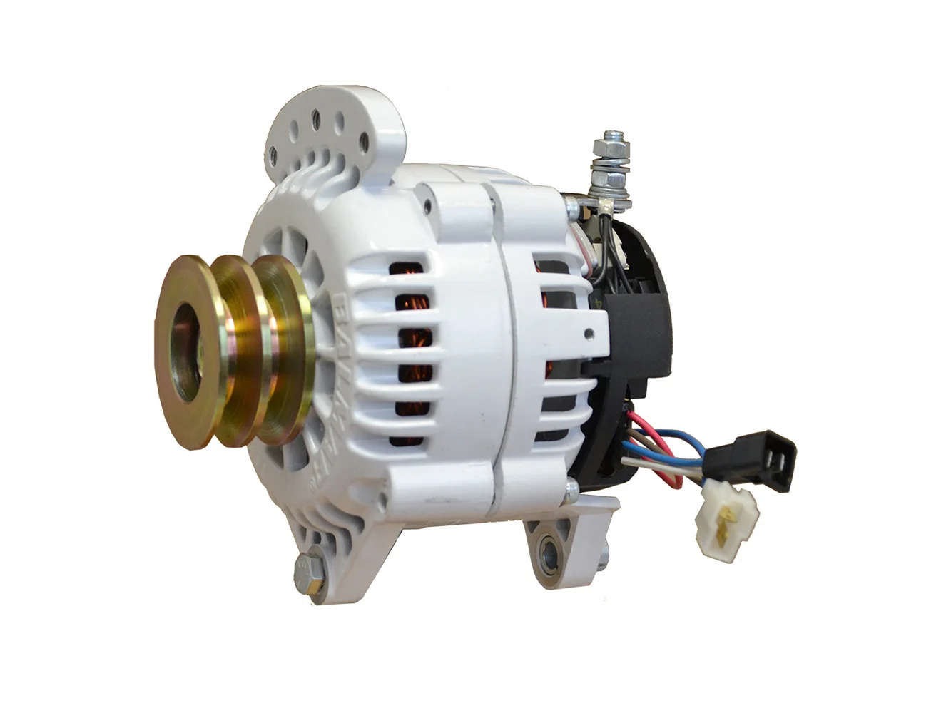 Balmar Alternator 120 AMP 12V 3.15" Dual Foot Saddle Dual Pulley w/Isolated Ground