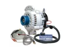 Balmar Alternator 100 AMP Kit 12V 1-2" Single Foot Spindle Mount J10 Pulley Regulator & Temp Sensor