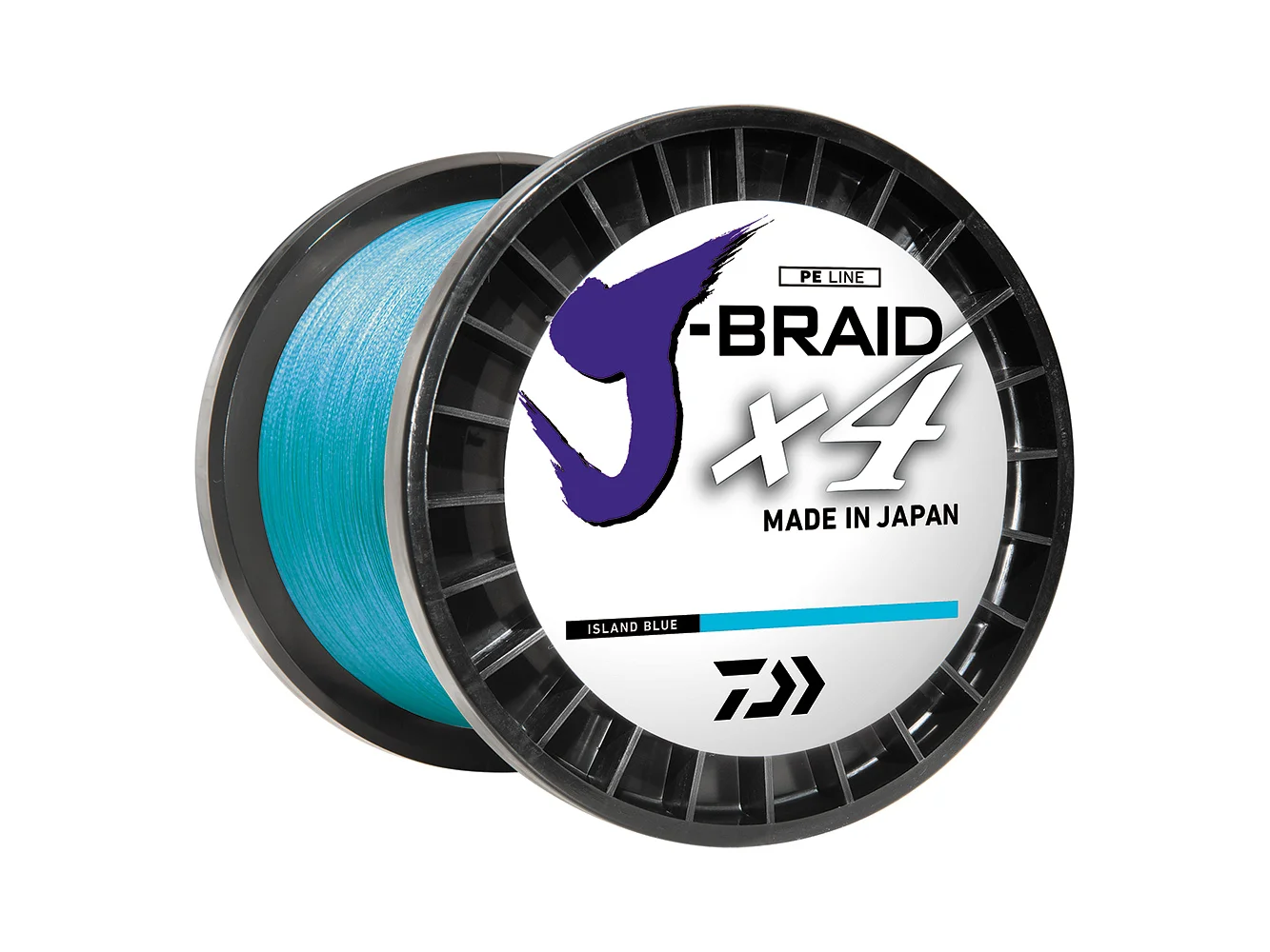 Daiwa J-BRAID x4 Braided Line - 30 lbs - 300 yds - Island Blue
