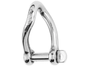 Wichard Self-Locking Twisted Shackle - 10mm Diameter - 13/32"
