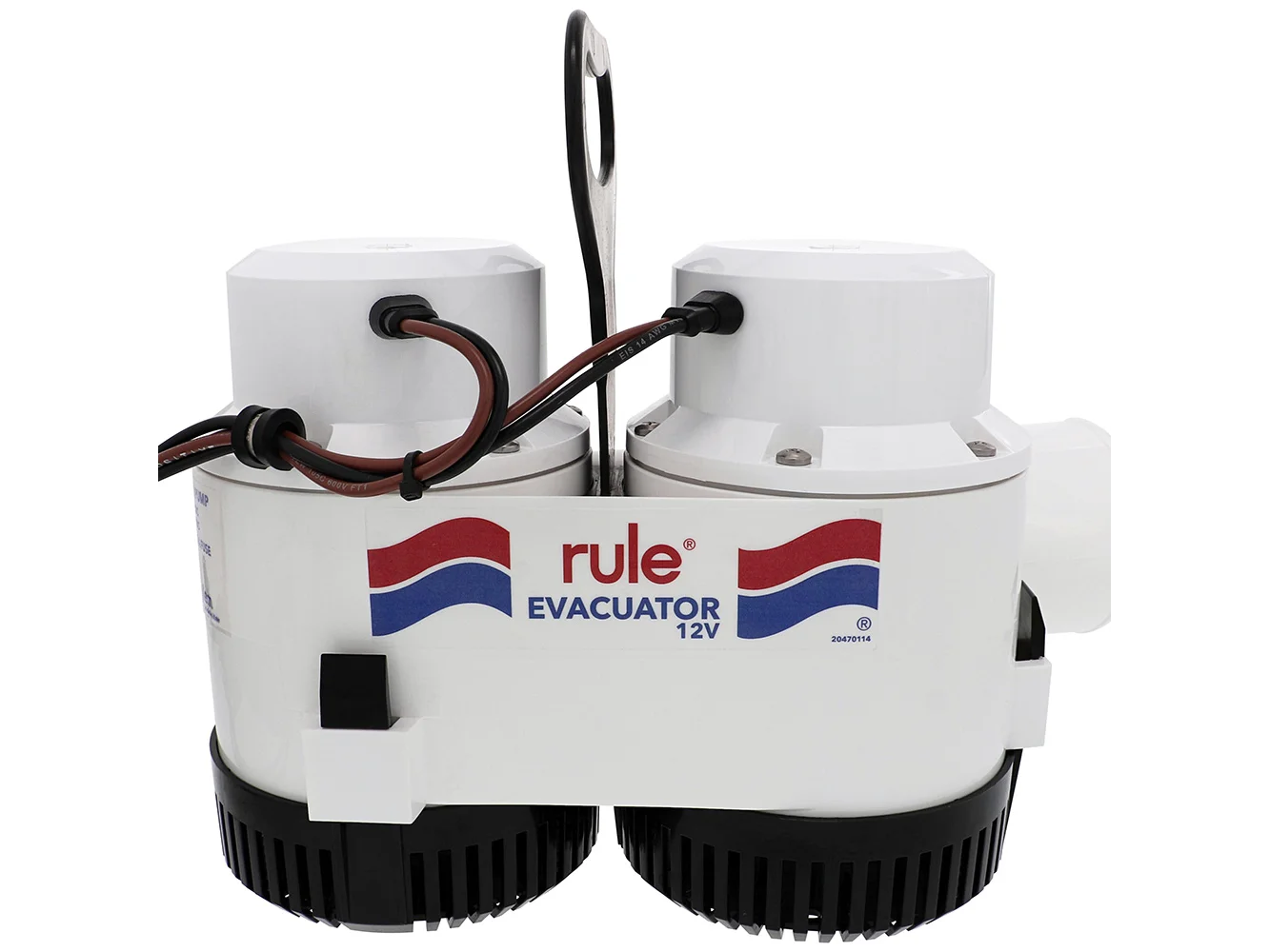 Rule 7700D GPH Evacuator High Volume Utility Pump - 12V