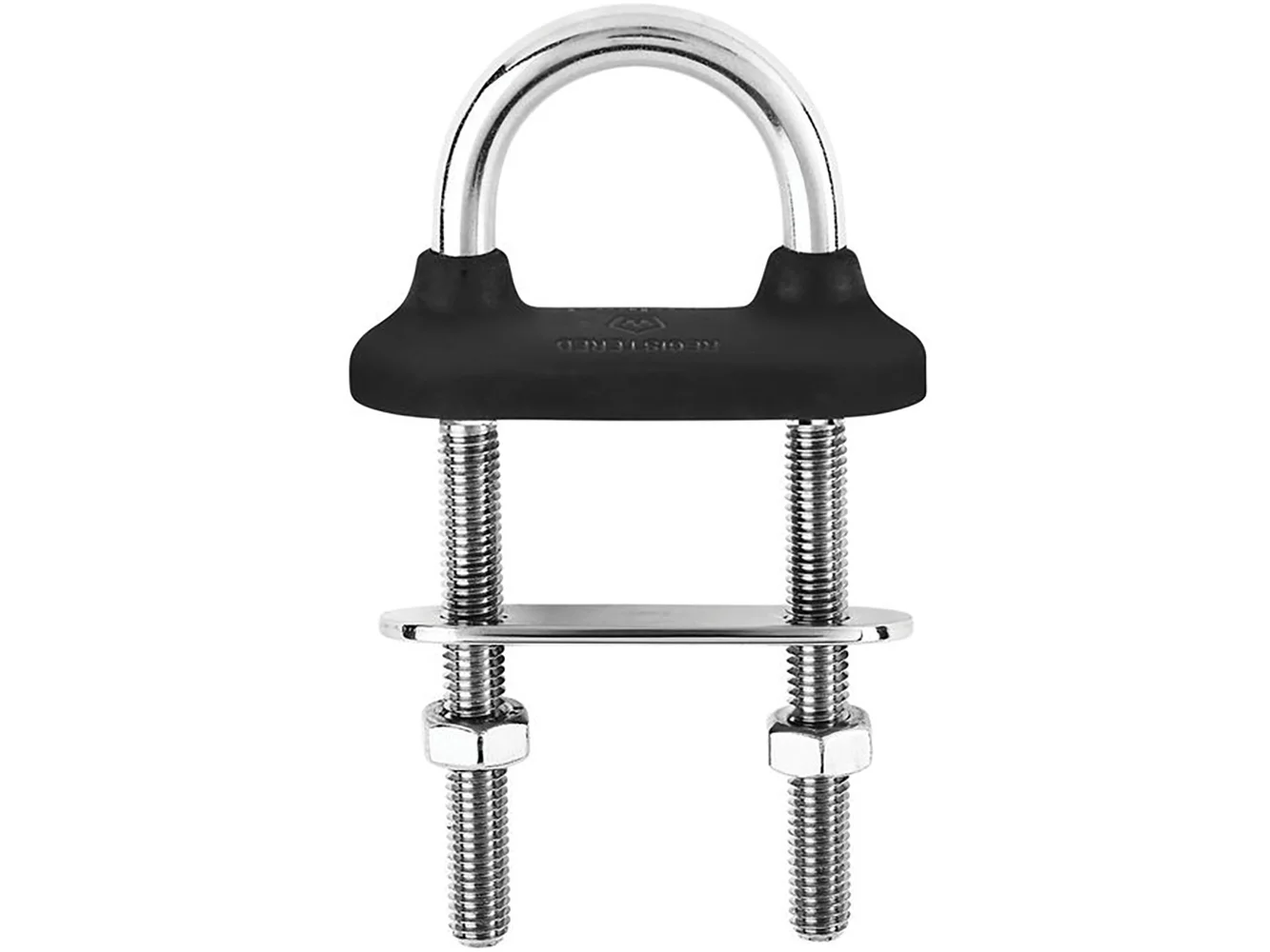 Wichard Black Watertight U-Bolt - 8mm Diameter - 5/16" - 80mm Length - 3-5/32"