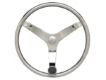 Uflex - V46 - 13.5" Stainless Steel Steering Wheel w/Speed Knob