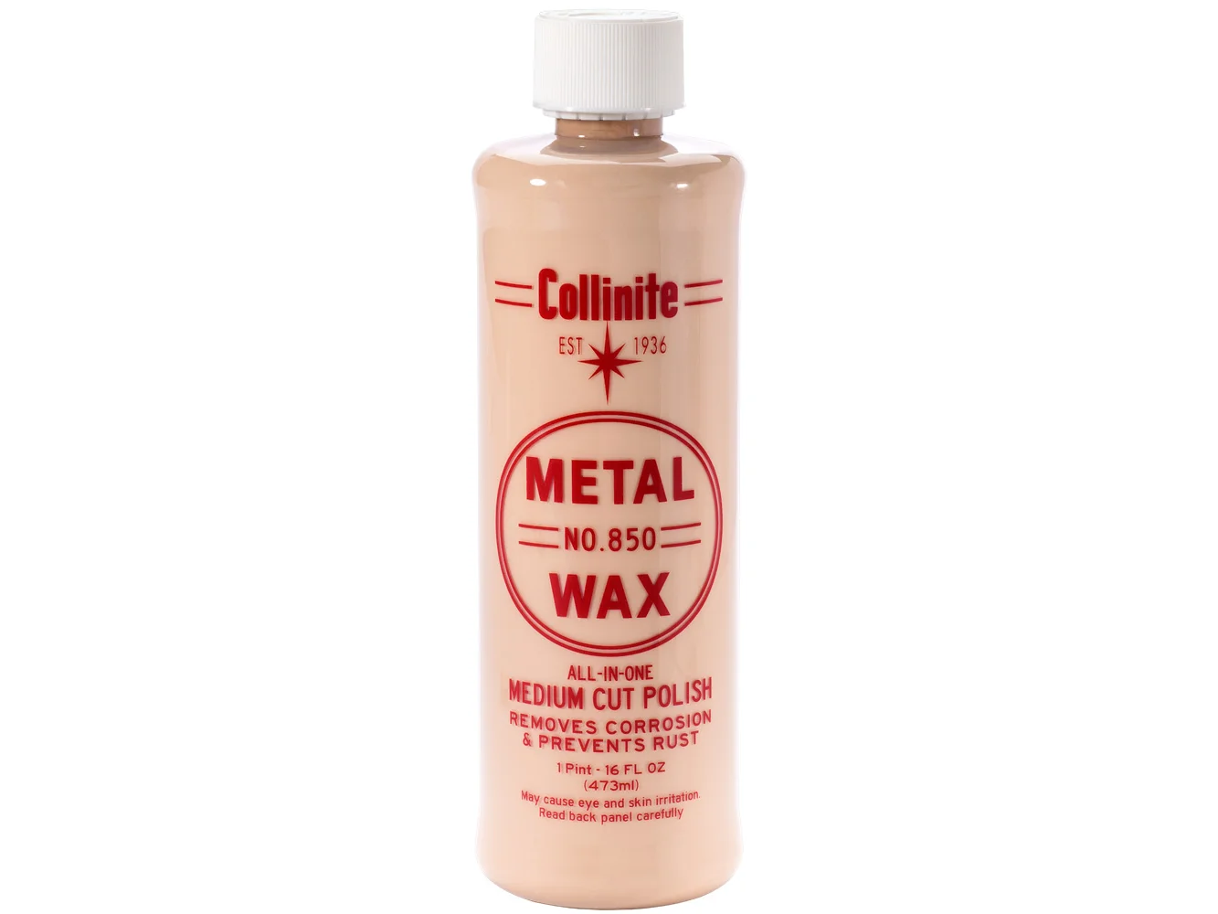 Collinite 850 Metal Wax - Medium Cut Polish - 16oz