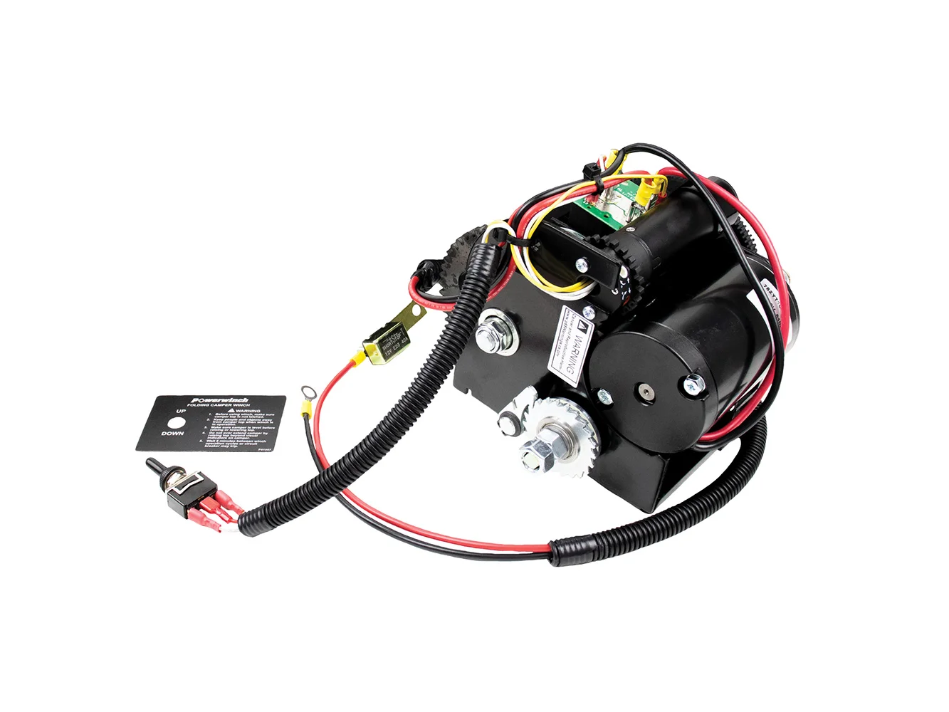 Powerwinch Folding & Pop-Up Camper Winch w/1200lb Lift Capacity