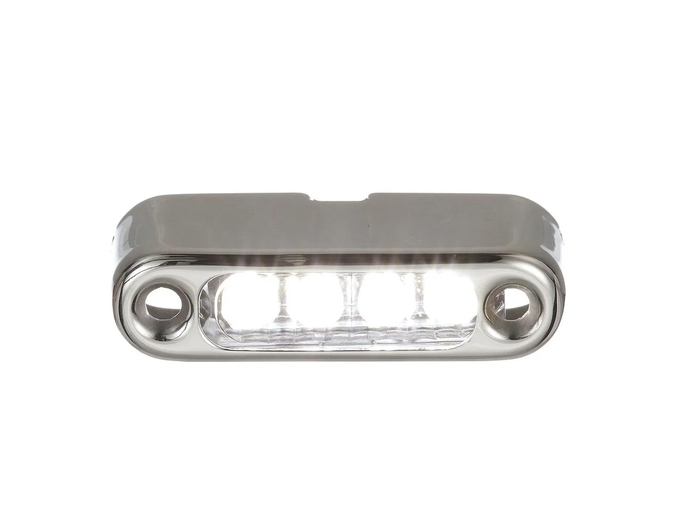 Attwood White LED Micro Light w/Stainless Steel Bezel & Vertical Mount
