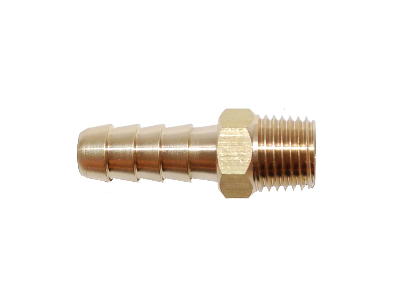 Attwood Universal Brass Fuel Hose Fitting - 1/4" NPT x 5/16" Barb