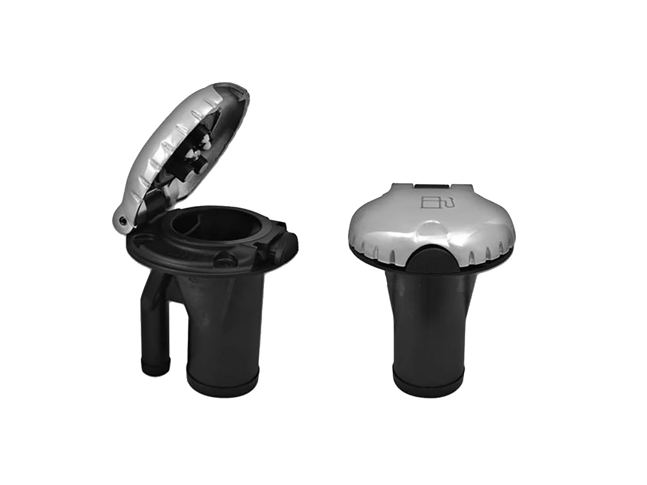 Attwood Deck Fill f/Pressure Relief Systems - Straight Body & Scalloped Stainless Steel Cap