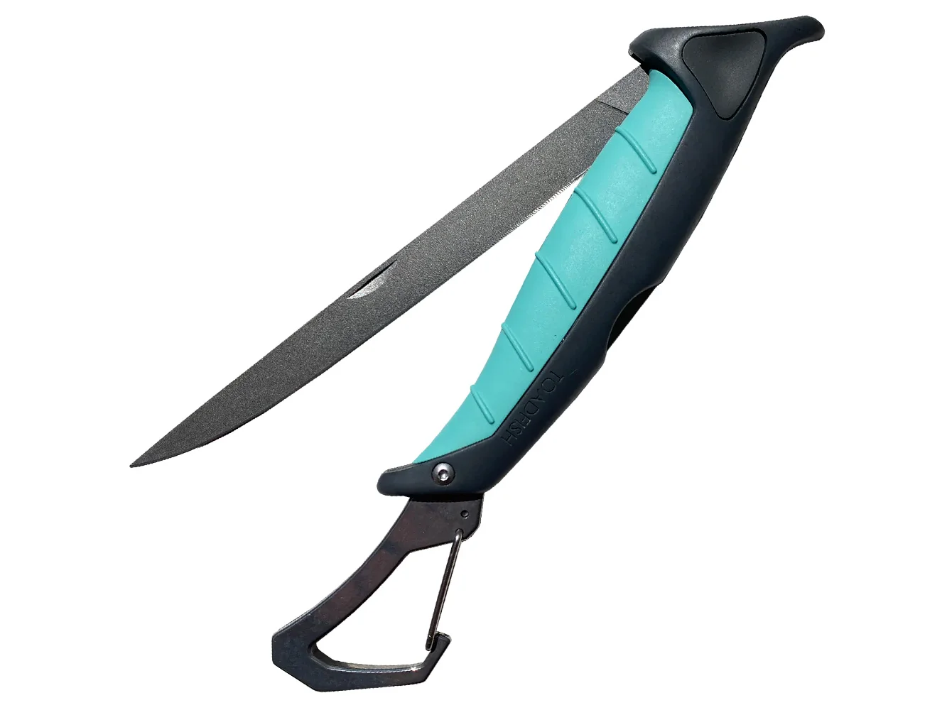 Toadfish Stowaway Folding Fillet Knife w/Built-In Carabiner - 7"