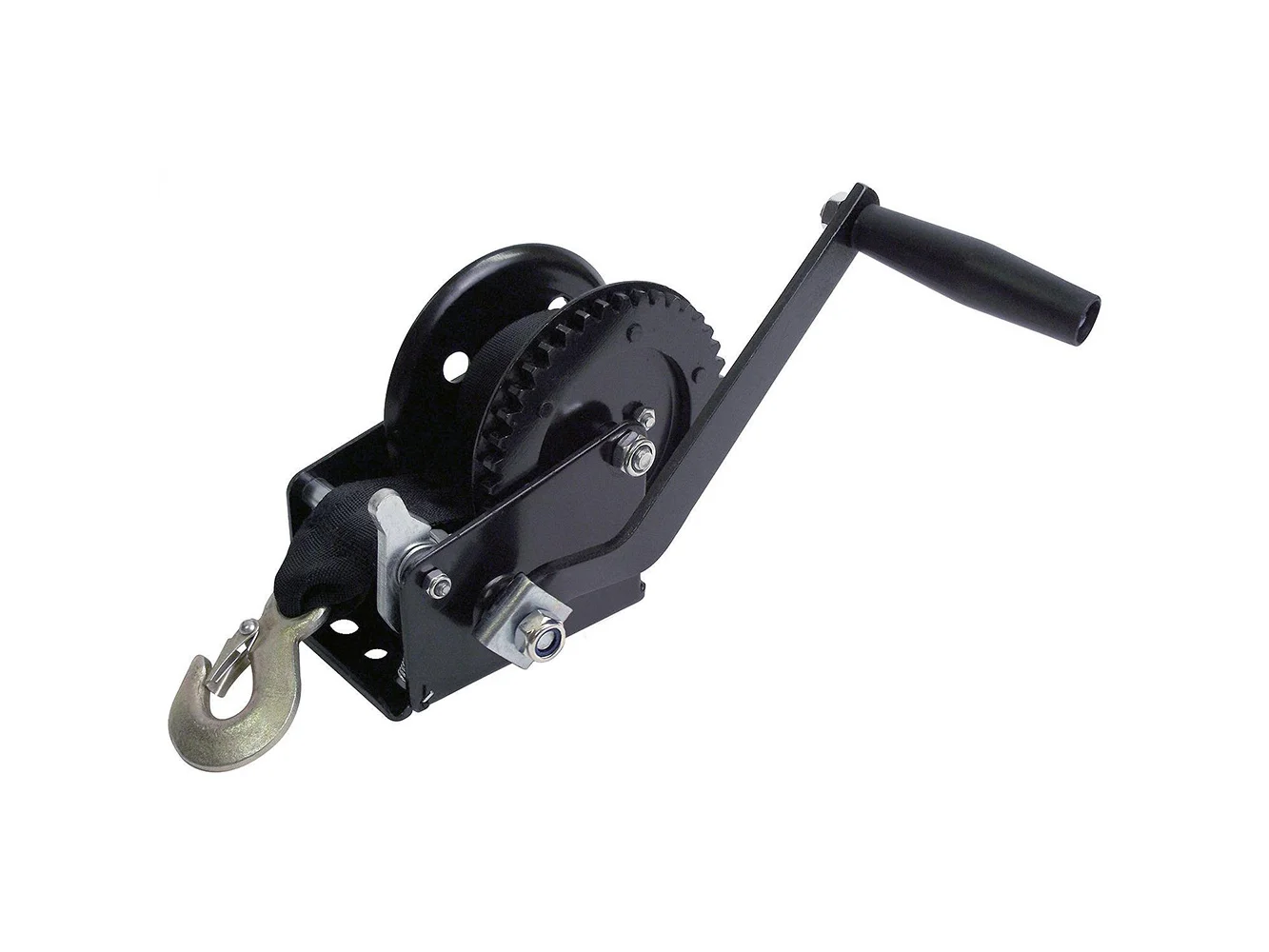 Attwood 1200 lb Single Drive Winch - 2" x 20' Nylon Strap
