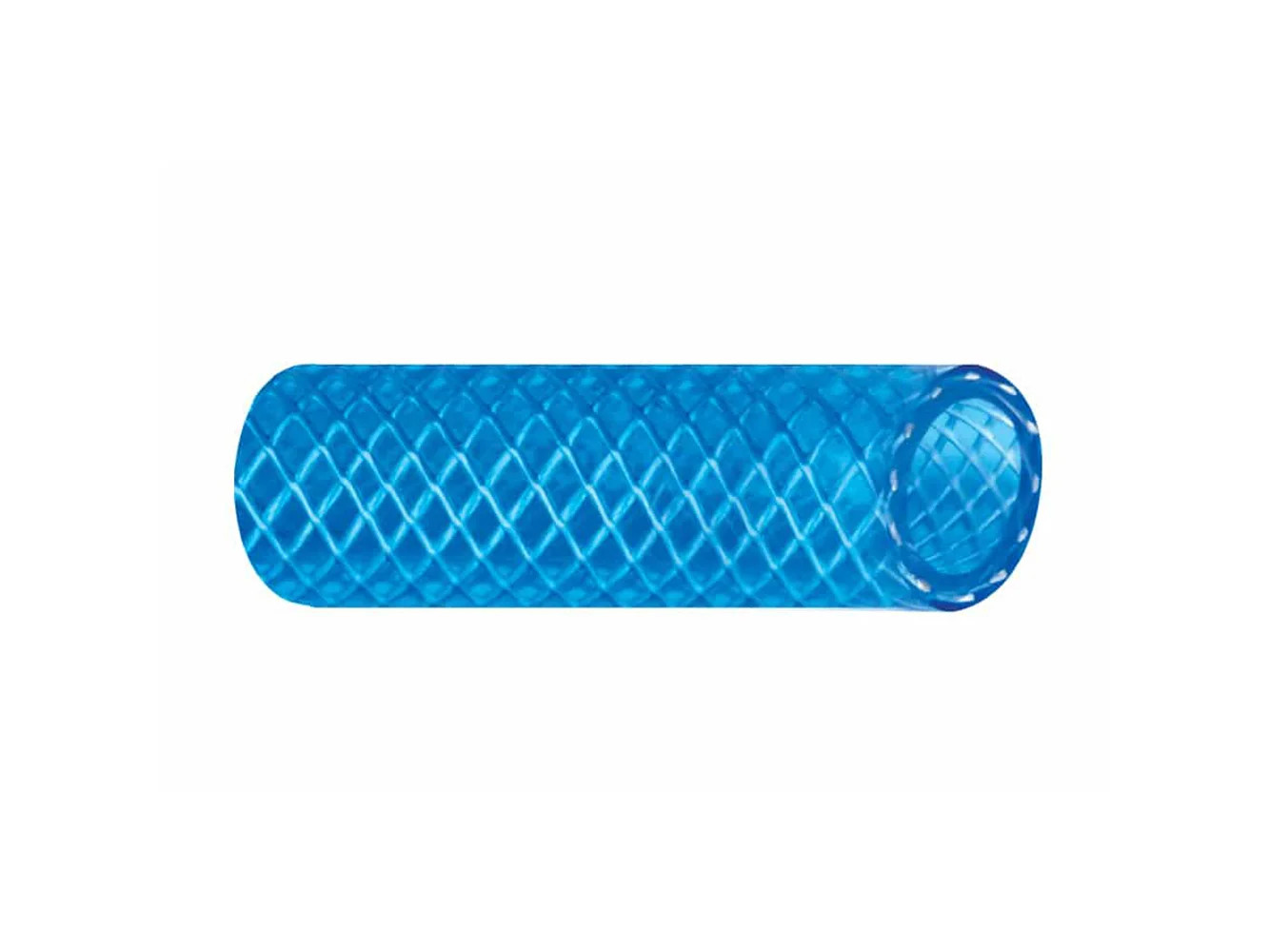 Trident Marine 1/2" x 50' Boxed Reinforced PVC (FDA) Cold Water Feed Line Hose - Drinking Water Safe - Translucent Blue
