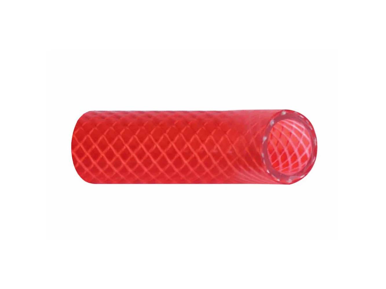 Trident Marine 3/4" x 50' Boxed Reinforced PVC (FDA) Hot Water Feed Line Hose - Drinking Water Safe - Translucent Red