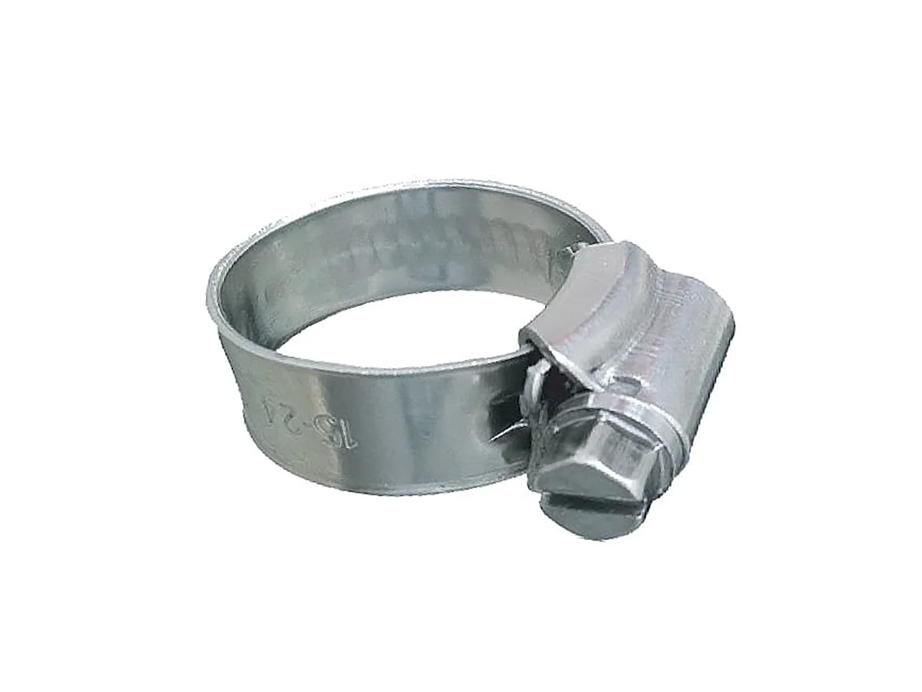Trident Marine 316 SS Non-Perforated Worm Gear Hose Clamp - 3/8" Band - (1-1/16" – 1-1/2") Clamping Range - 10-Pack - SAE Size 16