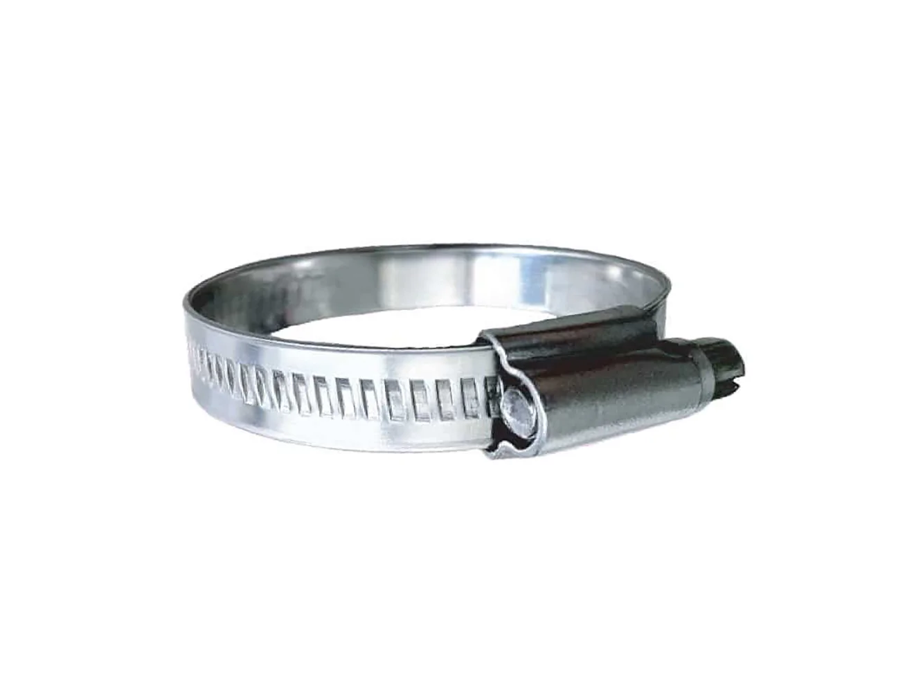 Trident Marine 316 SS Non-Perforated Worm Gear Hose Clamp - 15/32" Band - (3/4" – 1-1/8") Clamping Range - 10-Pack - SAE Size 10