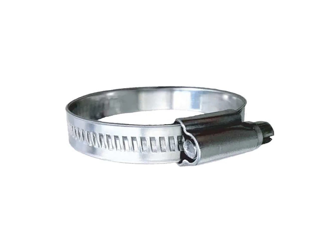 Trident Marine 316 SS Non-Perforated Worm Gear Hose Clamp - 15/32" Band - (2" - 2-9/16") Clamping Range - 10-Pack - SAE Size 32