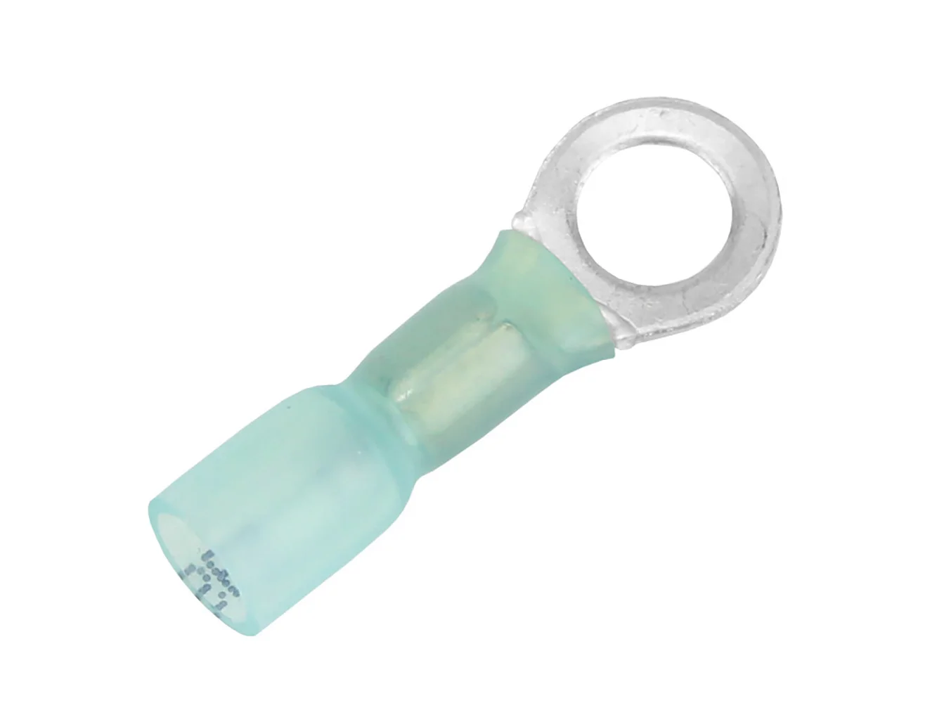 Pacer 16-14 AWG Heat Shrink Ring Terminal - 1/4" Stud Size - 100 Pack
