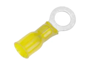 Pacer 12-10 AWG Heat Shrink Ring Terminal - 5/16" Stud Size - 100 Pack