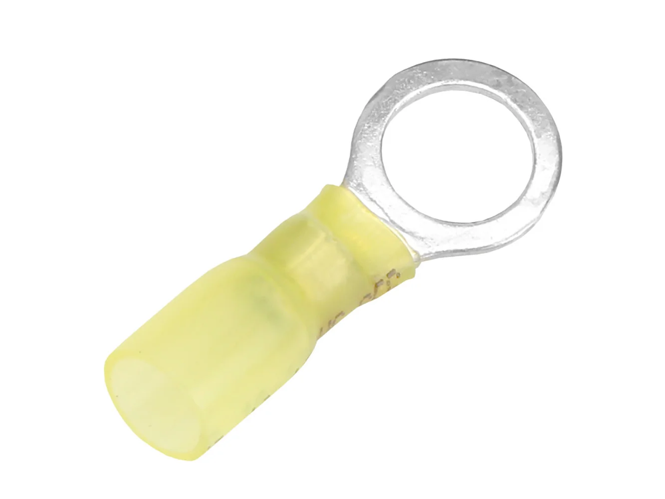 Pacer 12-10 AWG Heat Shrink Ring Terminal - 3/8" Stud Size - 100 Pack