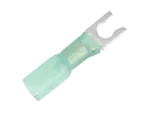 Pacer 16-14 AWG Heat Shrink Spade Terminal - #8 Stud Size - 100 Pack