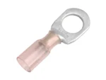 Pacer 8 AWG Heat Shrink Ring Terminal - 1/2" Stud Size - 25 Pack