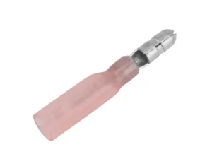 Pacer 22-18 AWG Heat Shrink Male Bullet Terminal - 25 Pack