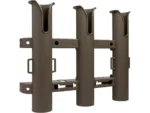 Sea-Dog Triple Threat Three Pole Rod Holder - Flat Dark Earth