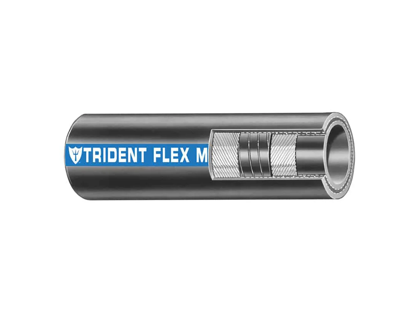 Trident Marine 3/4" Flex Marine Wet Exhaust & Water Hose - Black - Sold by the Foot
