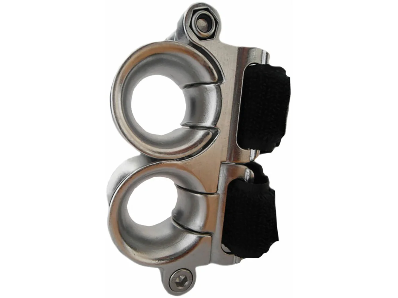 Wichard Double Fairlead - 25mm Diameter Stanchion w/Webbing - Velcro Stipe