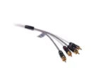 FUSION MS-FRCA12, 4-Channel Twisted Shielded RCA Audio Interconnect Cable, 12 ft | 010-12619-00