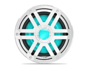 JL AUDIO M200 Marine Subwoofer - 10" with LED and White Sport Grille | 010-04759-00
