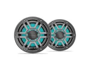 JL AUDIO M200 Marine Speakers - 6.5" with LED and Gray Sport Grille | 010-04753-03