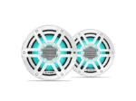 JL AUDIO M200 Marine Speakers - 6.5" with LED and White Sport Grille | 010-04753-02
