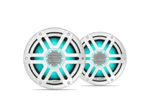 JL AUDIO M200 Marine Speakers - 7.7" with LED and White Sport Grille | 010-04757-00