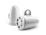 JL AUDIO M3-770ETXV3-GW-S-GW: 7.7" Tower Speakers, Gloss White Encl., Gloss White Sport Grille, PAIR | 93538 | 010-03269-00