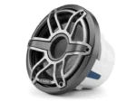 JL AUDIO M6-10W-S-GMTI-4: 10" Marine Subwoofer Driver, Grey Metallic Trim Ring, Titanium Sport Grille, 4O | 93646 | 010-03490-00