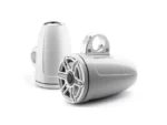 JL AUDIO M6-770ETXV3-GW-S-GWGW: 7.7" Tower Speakers, Gloss White Sport Grille, PAIR | 93654 | 010-03277-00