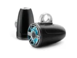JL AUDIO M6770ETXV3-SB-S-GMTI-I: 7.7" Enclosed Tower Speakers, Sport Grille, Satin Black, ILLUM | 93653 | 010-03088-00